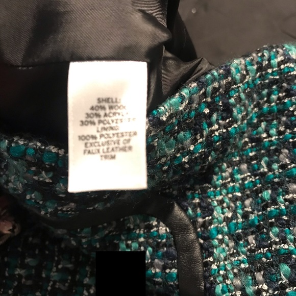 Hinge Tweed and Leather Coat/Jacket - Picture 7 of 12